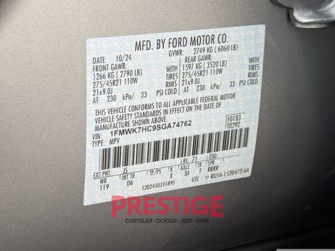 Used 2025 Ford Explorer Platinum w/ Ultimate Package image 37