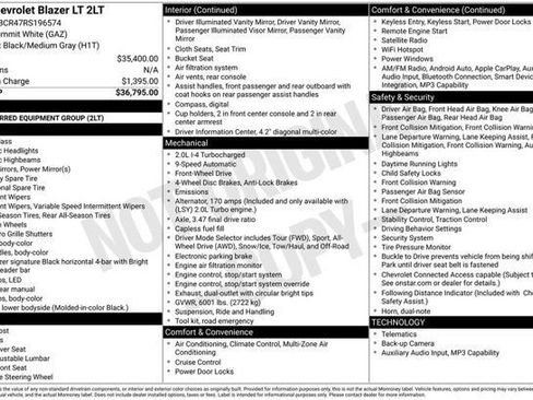 Used 2024 Chevrolet Blazer LT FWD image 3