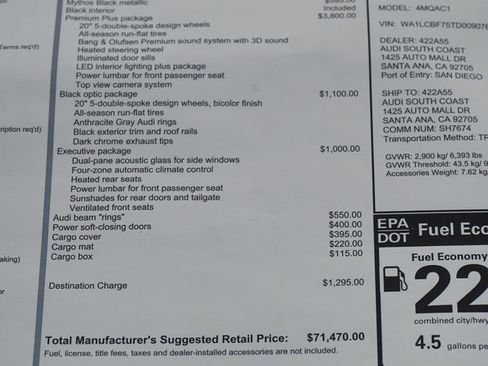 New 2026 Audi Q7 2.0T Premium Plus image 12