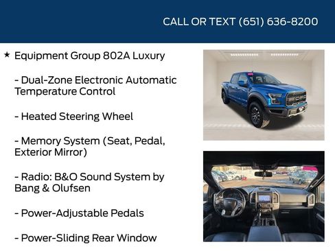 Used 2019 Ford F150 Raptor w/ Equipment Group 802A Luxury image 20