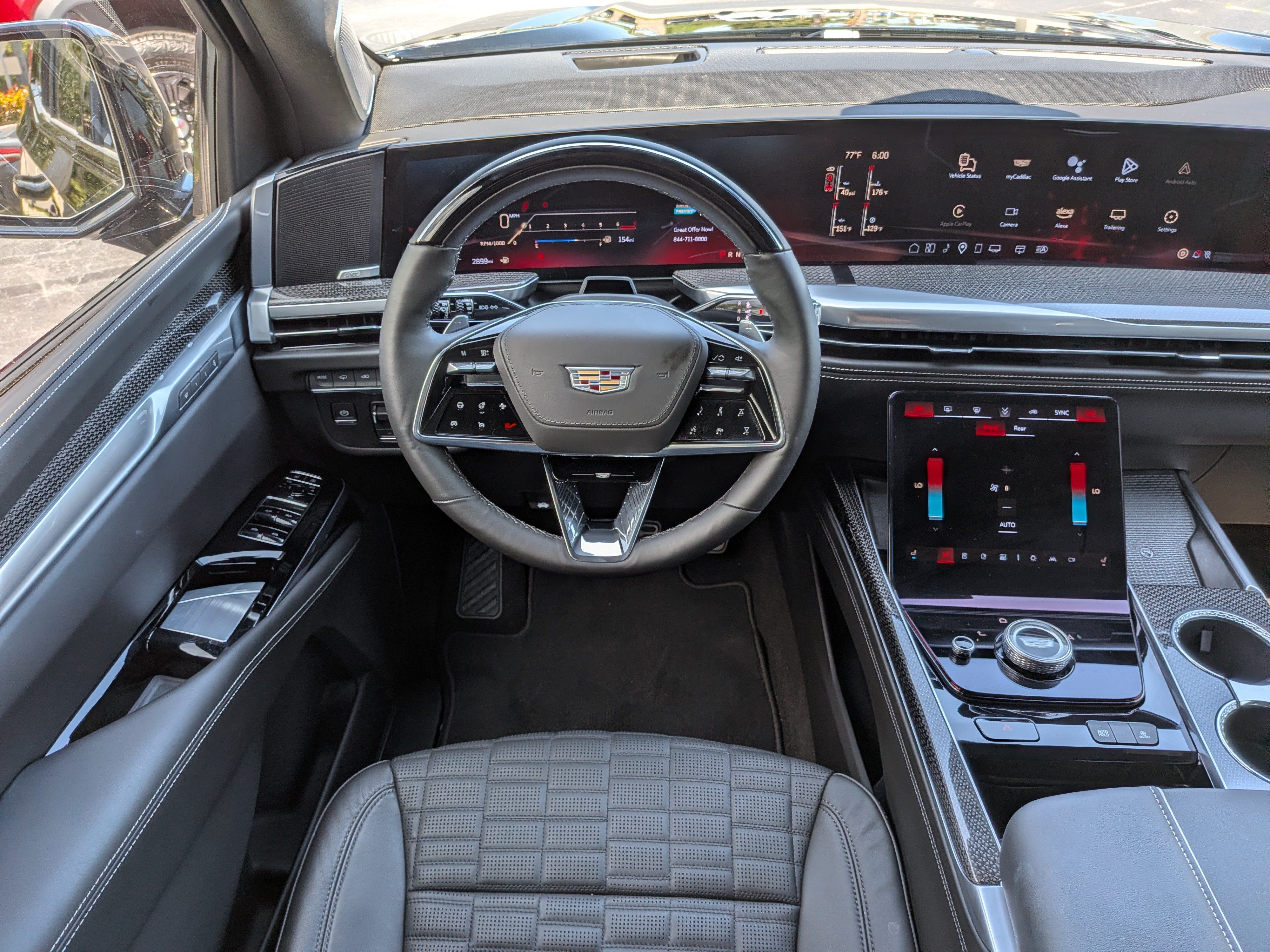 Certified 2025 Cadillac Escalade V w/ LPO, ONYX Package AWD/4WD image 15