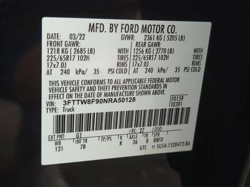 Used 2022 Ford Maverick XLT w/ Equipment Group 300A Standard AWD/4WD image 25
