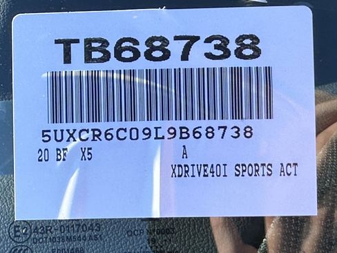 Used 2020 BMW X5 xDrive40i w/ M Sport Package image 15