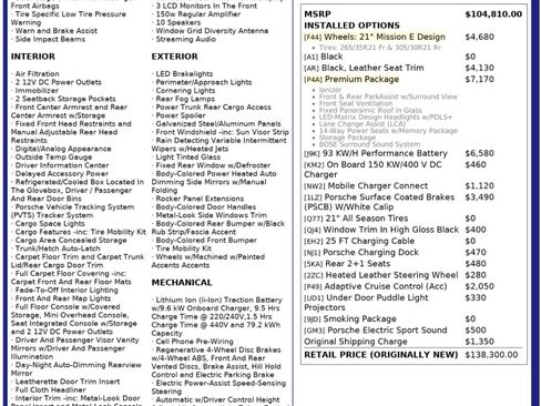 Used 2020 Porsche Taycan 4S image 57