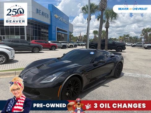 Used 2018 Chevrolet Corvette Grand Sport w/ Battery Protection Package RWD image 1