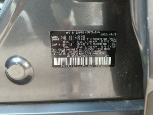 Used 2022 Subaru Outback Limited image 36