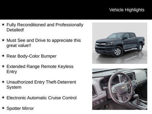 Used 2019 Chevrolet Colorado W/T w/ WT Convenience Package image 21