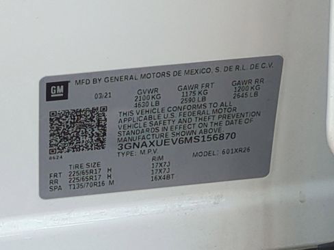 Certified 2021 Chevrolet Equinox LT image 34