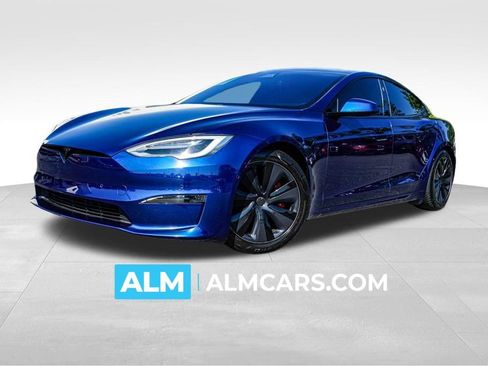 Used 2021 Tesla Model S Long Range AWD/4WD image 1