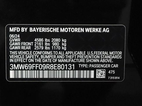 Used 2024 BMW 330i Sedan w/ Convenience Package image 72