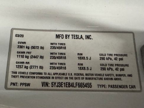 Used 2020 Tesla Model 3 Long Range image 34