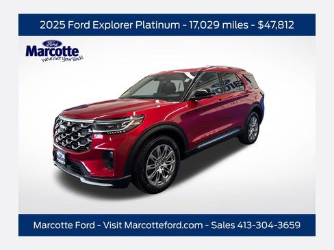 Certified 2025 Ford Explorer Platinum AWD/4WD image 1