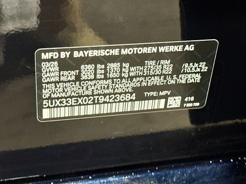 New 2026 BMW X6 xDrive40i w/ Executive Package image 42