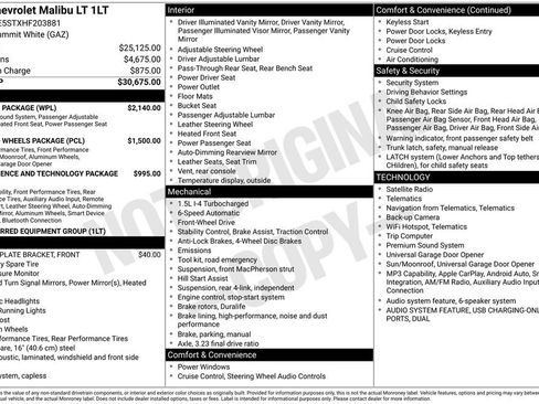 Used 2017 Chevrolet Malibu LT w/ Leather Package FWD image 29