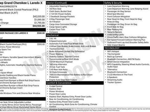 Used 2024 Jeep Grand Cherokee L Laredo AWD/4WD image 2