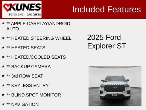 Used 2025 Ford Explorer ST AWD/4WD image 2