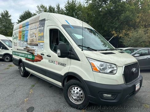 Used 2022 Ford Transit 250 T-250 148 EL Hi Rf 9070 GVWR w/ Exterior Upgrade Package image 2