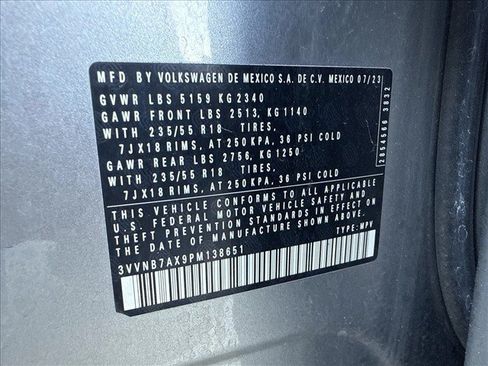 Used 2023 Volkswagen Tiguan SE FWD image 22