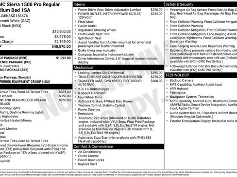 Certified 2025 GMC Sierra 1500 Pro w/ Pro Value Package AWD/4WD image 35