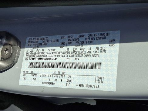 Used 2025 Ford Escape ST-Line w/ Tech Pack #1 AWD/4WD image 26