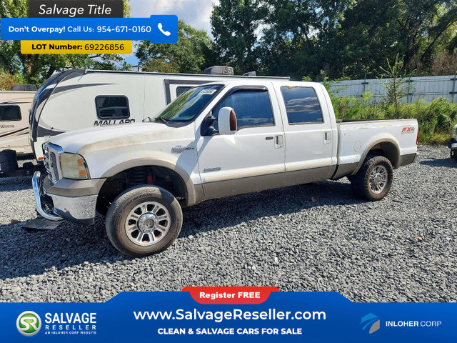 Used 2005 Ford F250 4x4 Crew Cab Super Duty image 1