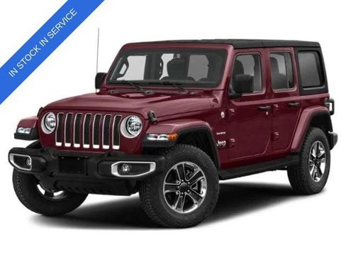 Used 2021 Jeep Wrangler Unlimited Sahara AWD/4WD image 1