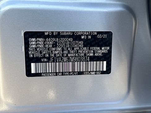 Used 2021 Subaru WRX STI Limited w/ Popular Package #3 (IZT) image 34