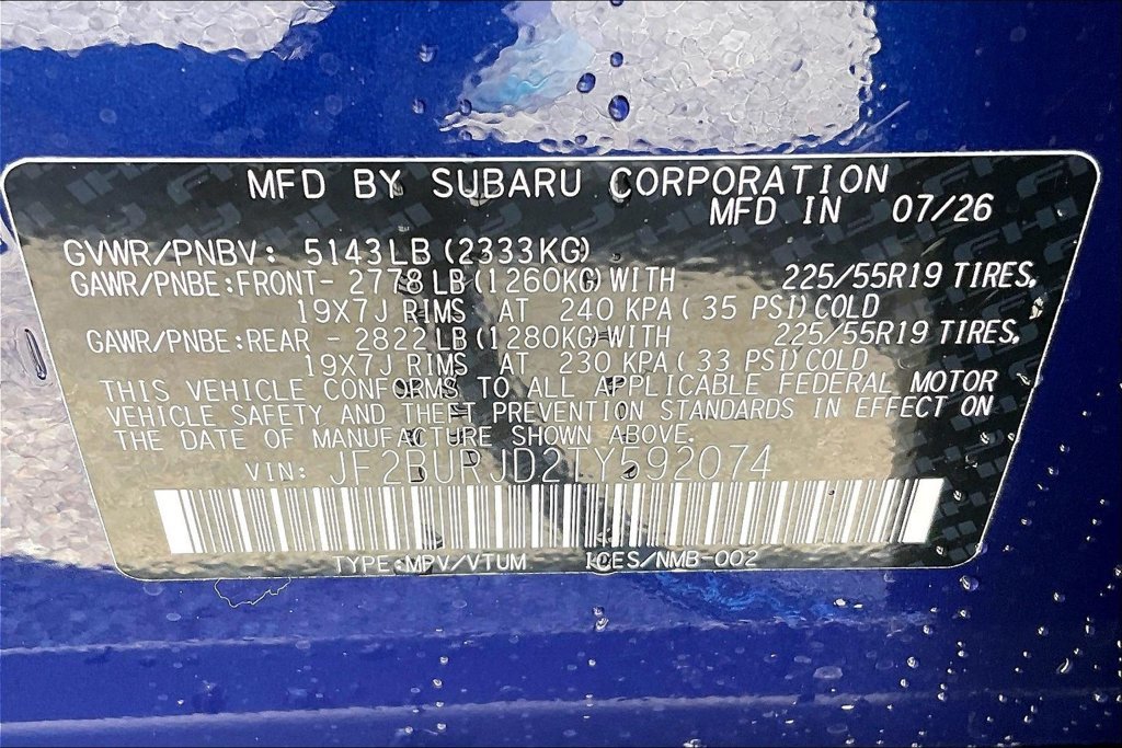 New 2026 Subaru Outback Touring XT AWD/4WD image 16