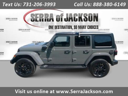 Used 2023 Jeep Wrangler Unlimited Sahara w/ Cold Weather Group AWD/4WD image 1