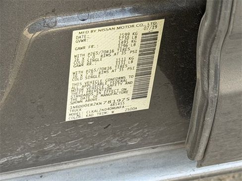 Used 2019 Nissan Frontier SV w/ Value Truck Package image 10