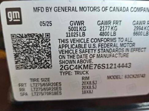 Used 2025 Chevrolet Silverado 2500 Custom w/ Custom Value Package image 9