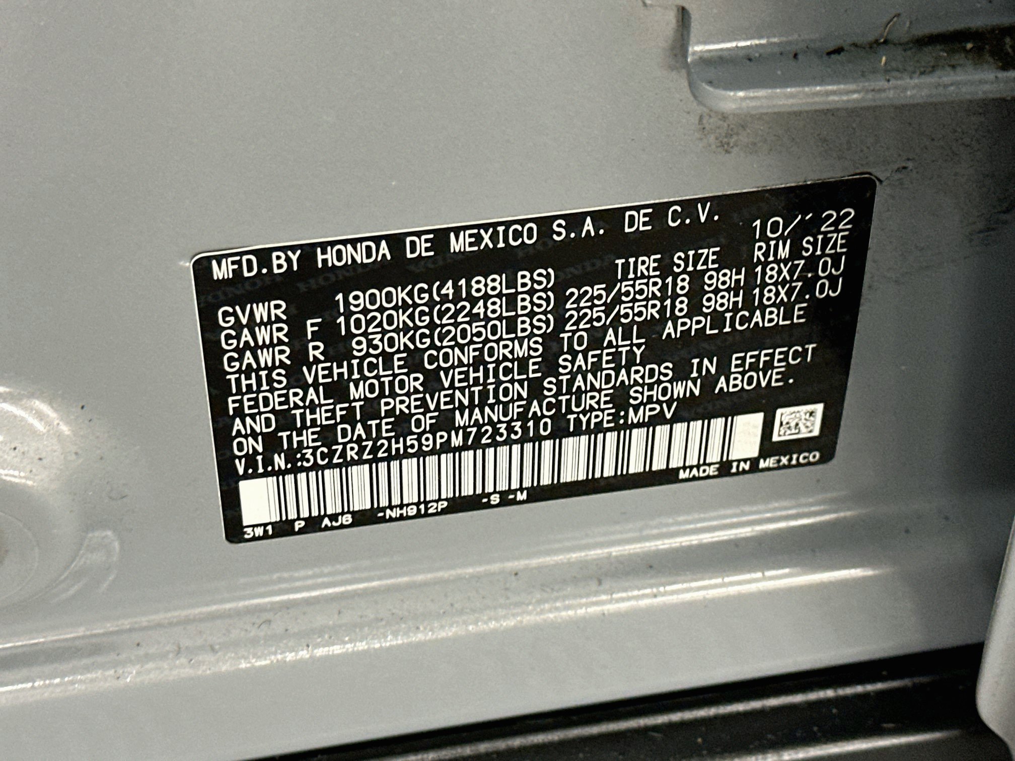 Used 2023 Honda HR-V Sport image 12