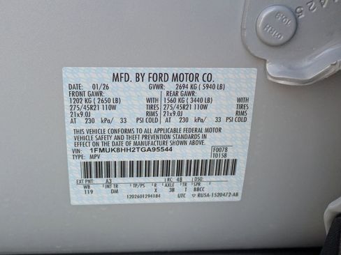 New 2026 Ford Explorer Platinum w/ LUX Leather Package image 26