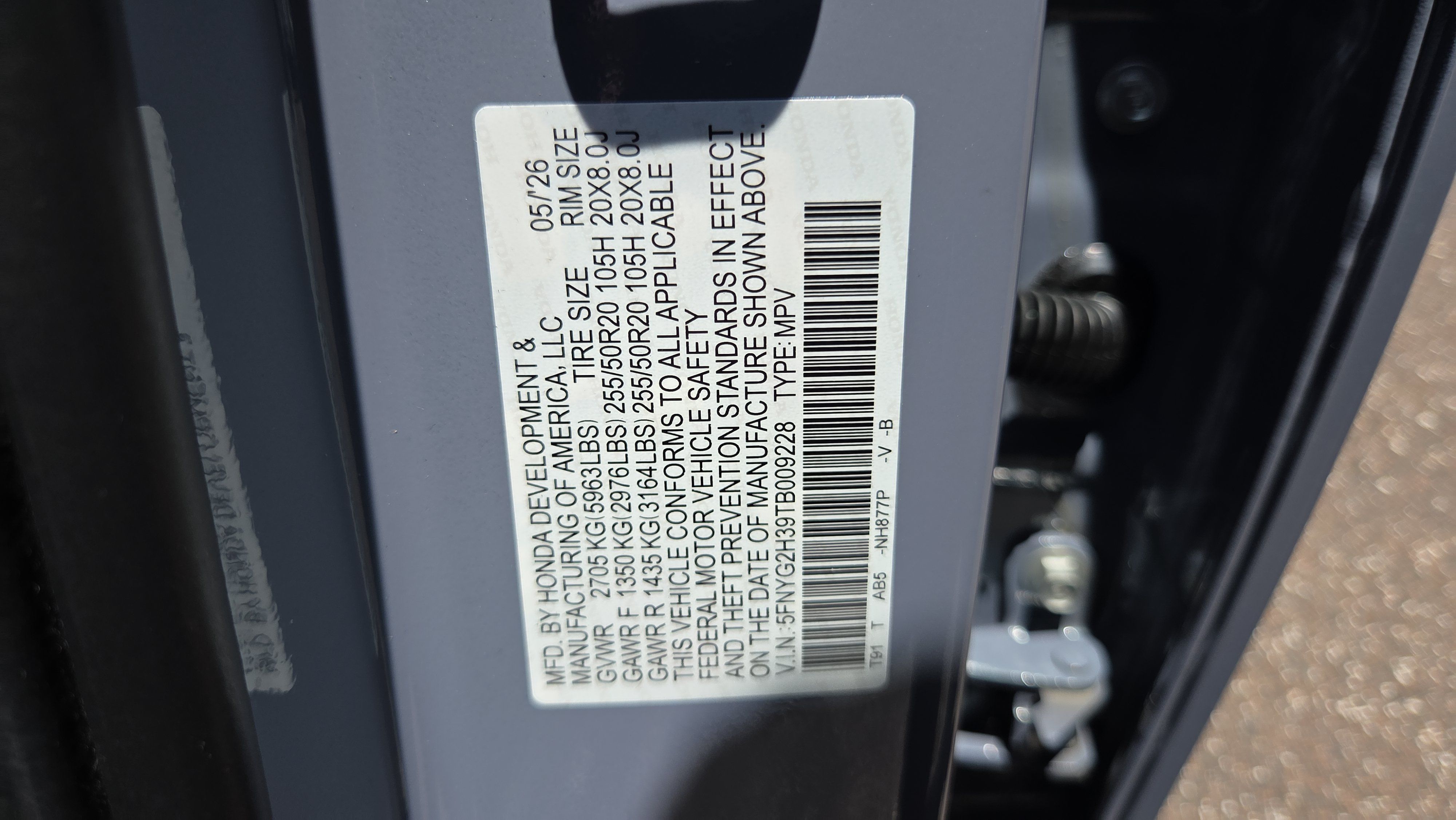 New 2026 Honda Pilot Sport image 16