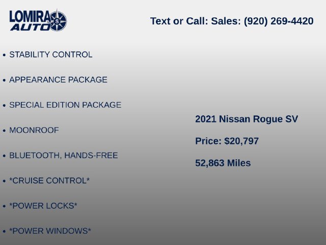 Used 2021 Nissan Rogue SV AWD/4WD image 7