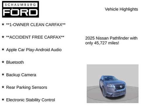 Used 2025 Nissan Pathfinder SV AWD/4WD image 7
