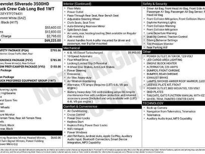 New 2026 Chevrolet Silverado 3500 W/T w/ WT/CX Safety Package
