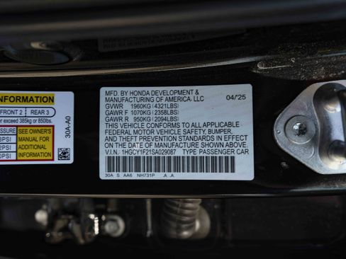 Used 2025 Honda Accord LX image 44