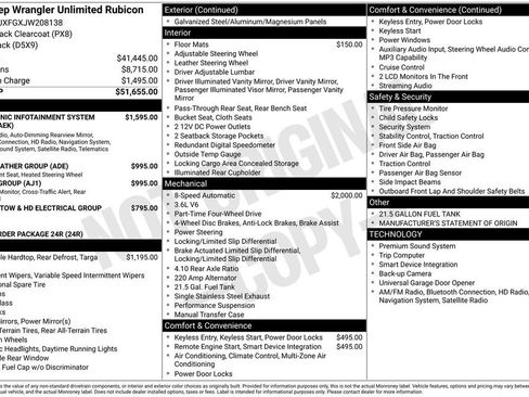 Used 2018 Jeep Wrangler Unlimited Rubicon image 35