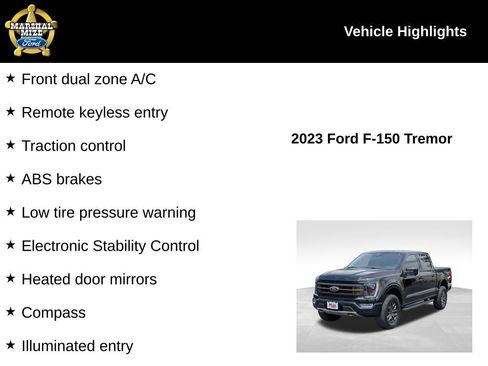 Used 2023 Ford F150 Tremor w/ Equipment Group 402A High AWD/4WD image 2