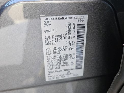 Used 2024 Nissan Pathfinder SV w/ Cargo Package image 7