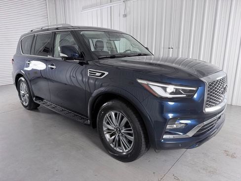 Certified 2021 INFINITI QX80 Luxe w/ Cargo Package RWD image 3