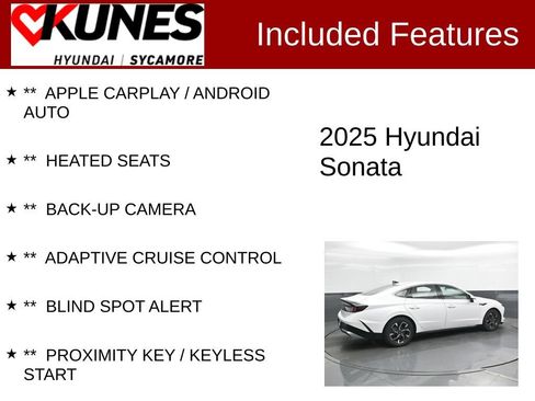 Used 2025 Hyundai Sonata SEL FWD image 2