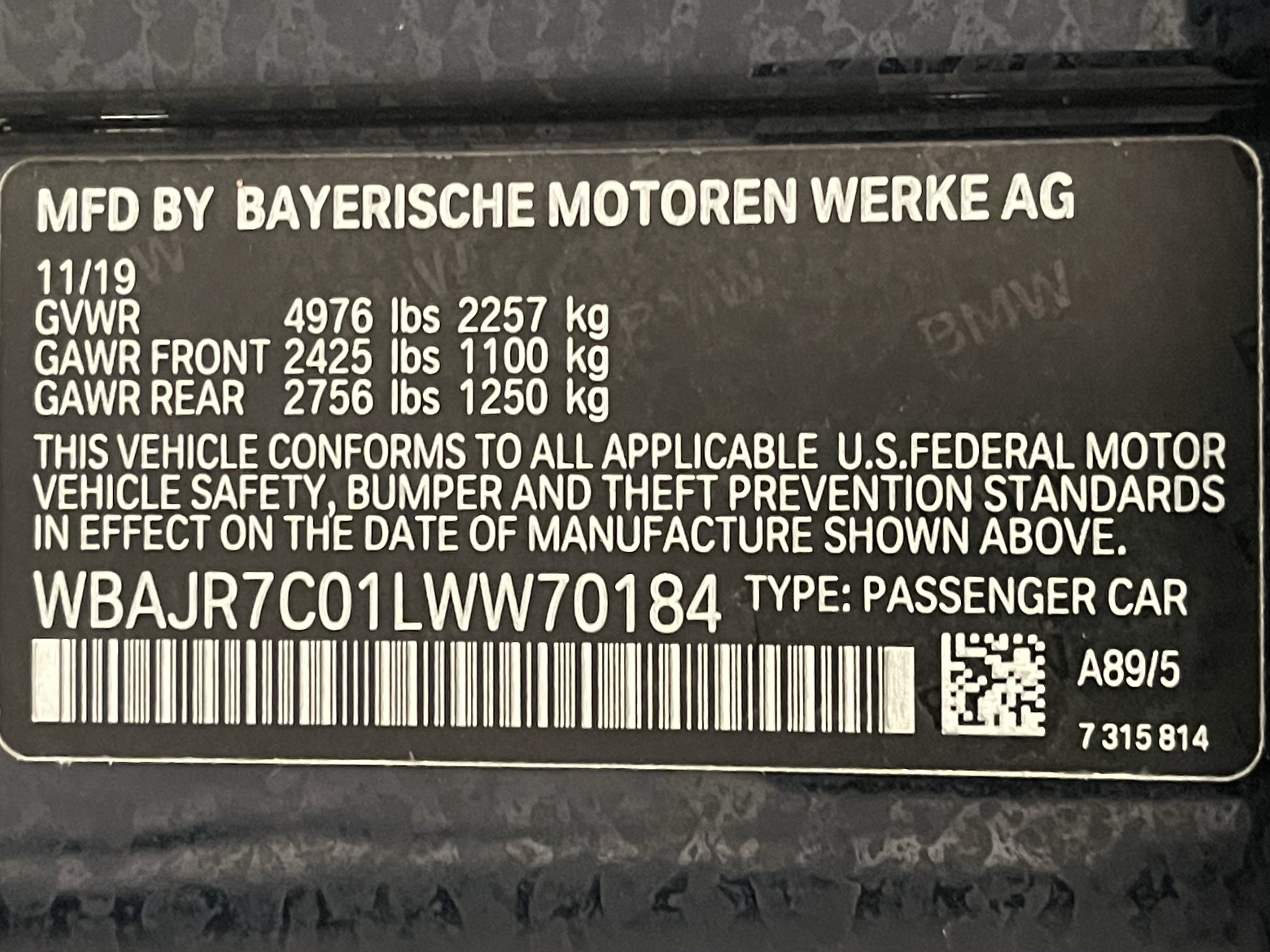 Used 2020 BMW 530i xDrive w/ Convenience Package AWD/4WD image 25