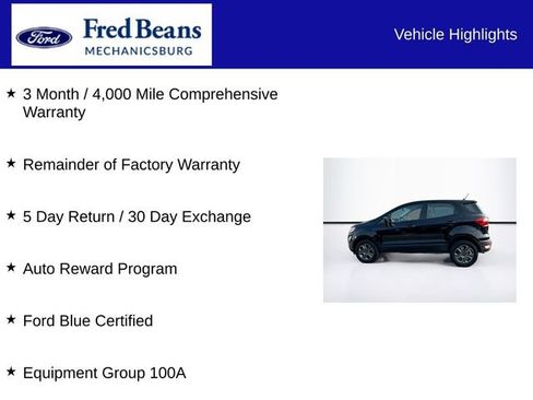 Certified 2022 Ford EcoSport S AWD/4WD image 7