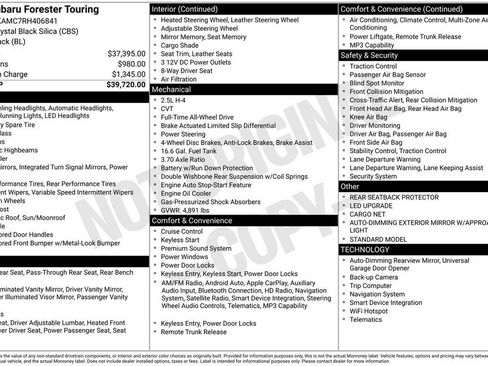 Used 2024 Subaru Forester Touring image 44