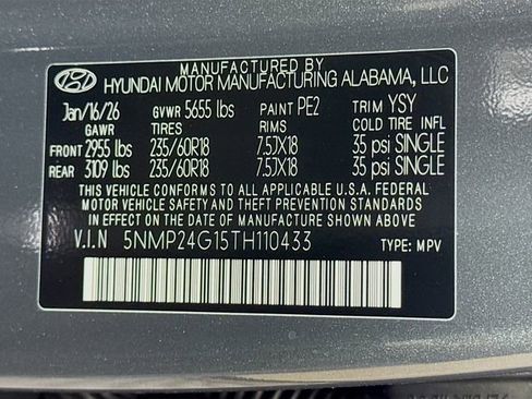 New 2026 Hyundai Santa Fe SEL image 47