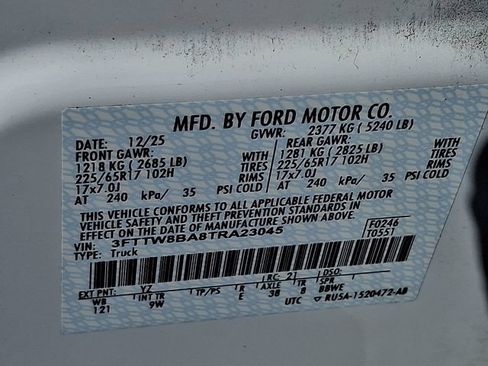 Used 2026 Ford Maverick XL AWD/4WD image 24
