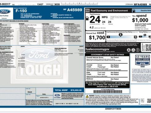 Used 2021 Ford F150 Limited image 33