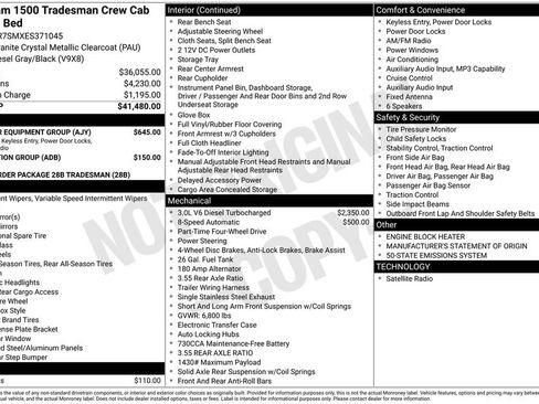 Used 2014 RAM 1500 Tradesman w/ Popular Equipment Group AWD/4WD image 2